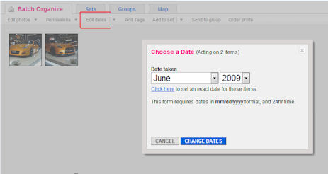 change date